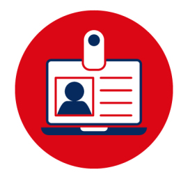 cartoon laptop/name badge