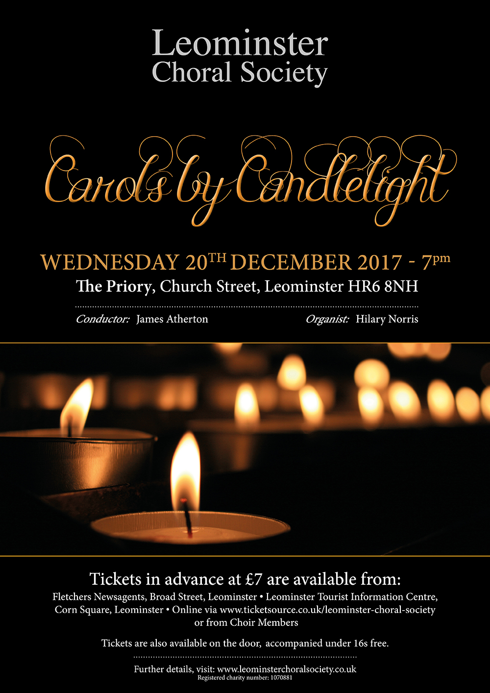 Carols by Candlelight in Leominster Priory | Making Music