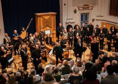 Leeds Baroque choir and orchestra in the Clothworkers Concert Hall