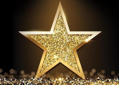 stock photo of glittery star