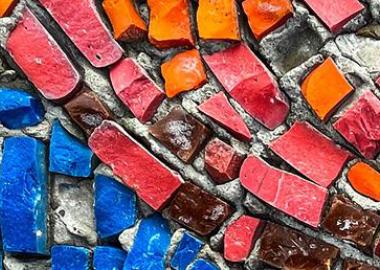 Colourful mosaic