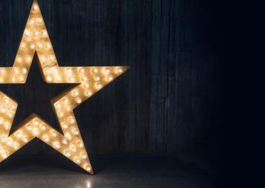 stock photo of a LED star